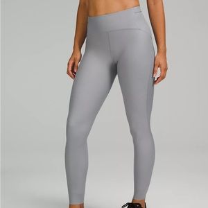 Lululemon SenseKnit High-Rise Running Tight 28" 
 in grey size 6